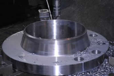 Hubbed flange