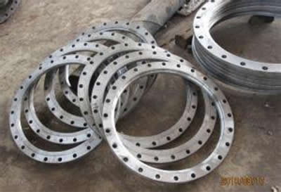 Flat welding flange